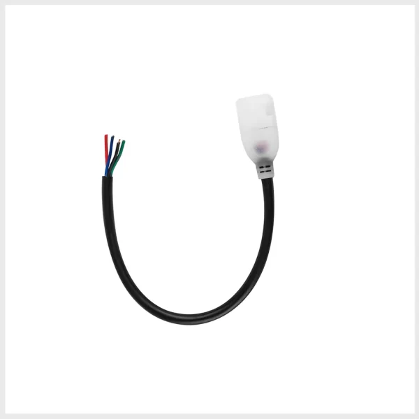 ACCAB4WTLRGB Cable con conector en un extremo y 4 cables en otro para tira, de led AC5050, RGB