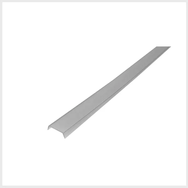 ACLECHDXAP02N	Mica difusa negra traslucida para perfil de aluminio negro DXAP02N, rectangular 2m