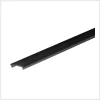 PA1612NKIT Kit de perfil de aluminio sin ceja, acabado negro de sobreponer o empotrar de 2 m - Imagen 4