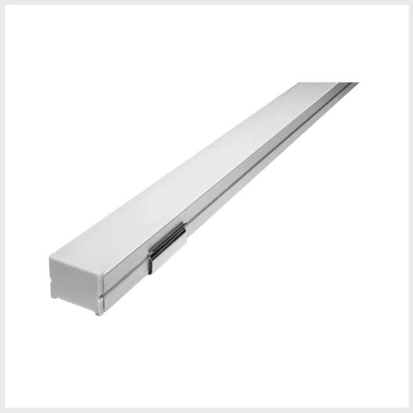 PA1612KIT Kit de perfil para tira extraplana de led, sin ceja, que incluye, perfil rectangular de aluminio de 2 m