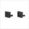 ILUPA0806NKIT. Kit de perfil para tira extraplana de led, sin ceja, que incluye, perfil rectangular de aluminio acabado negro de 2 m - Imagen 4